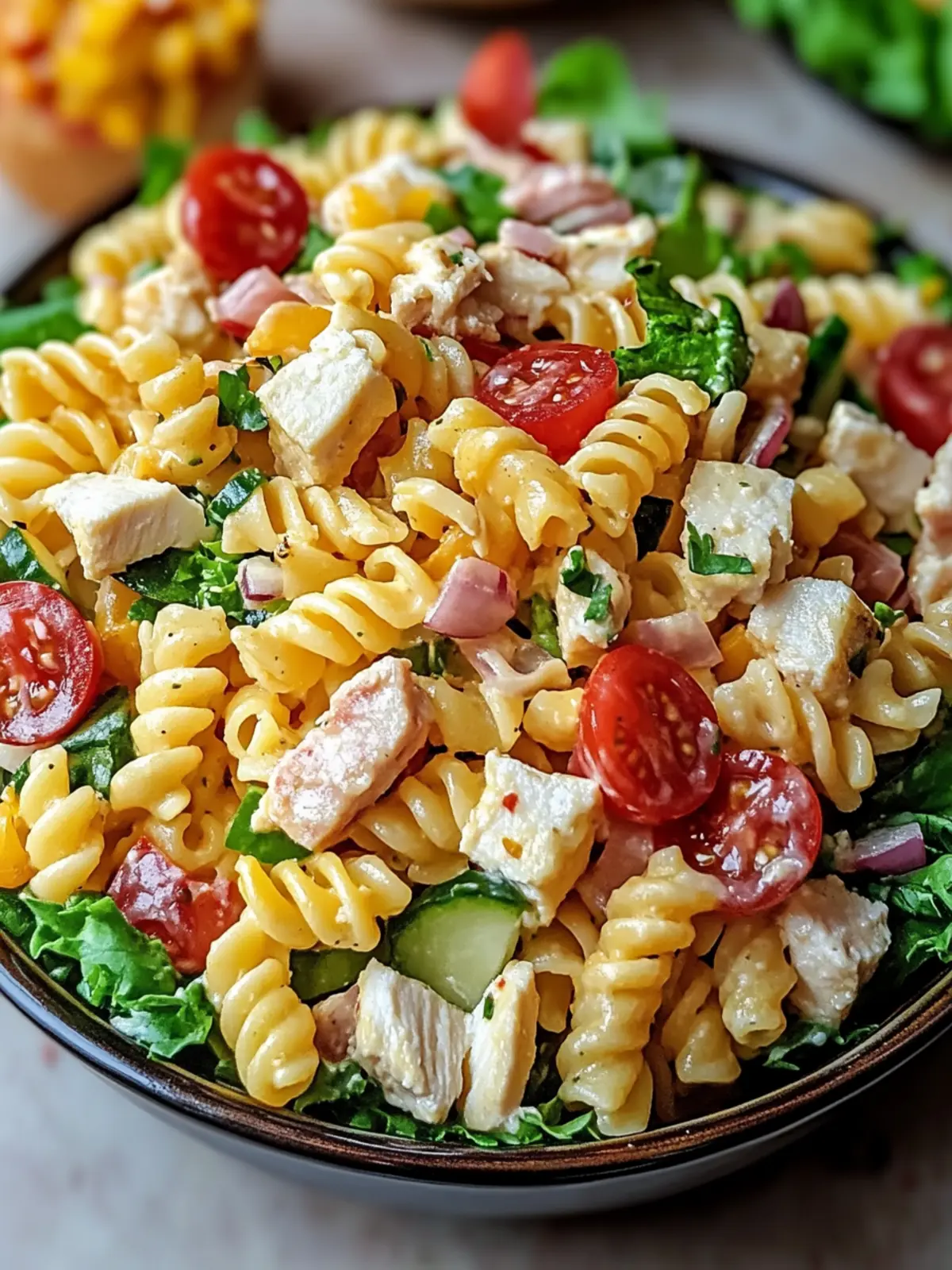 Club Sandwich Pasta Salad: Your New Go-To Summer Dish 5 Club Sandwich Pasta Salad