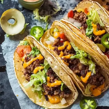 Smash Burger Tacos: Quick, Delicious, and Kid-Approved! 9 Smash Burger Tacos