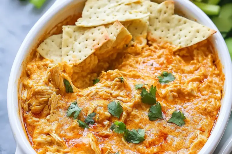 Dairy-Free Healthy Buffalo Chicken Dip