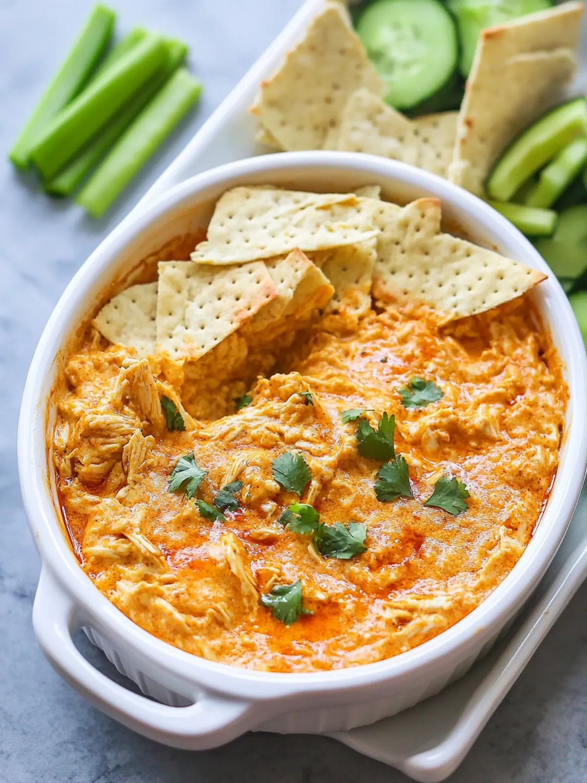 Dairy-Free Healthy Buffalo Chicken Dip That Will Wow You 5 Dairy-Free Healthy Buffalo Chicken Dip
