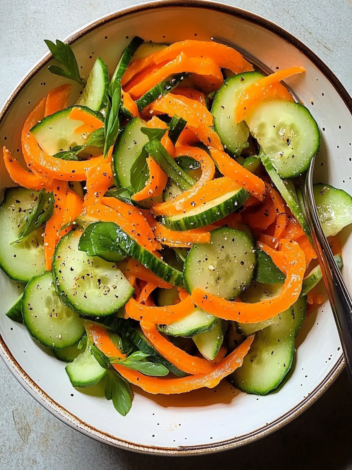 Crispy Cucumber and Carrot Salad for a Fresh Flavor Boost 2 Cucumber and Carrot Salad