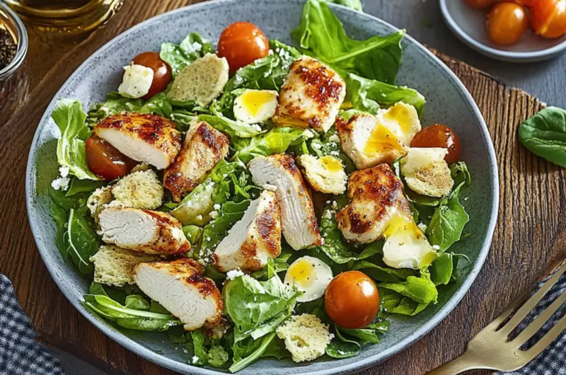 Chicken Caesar salad
