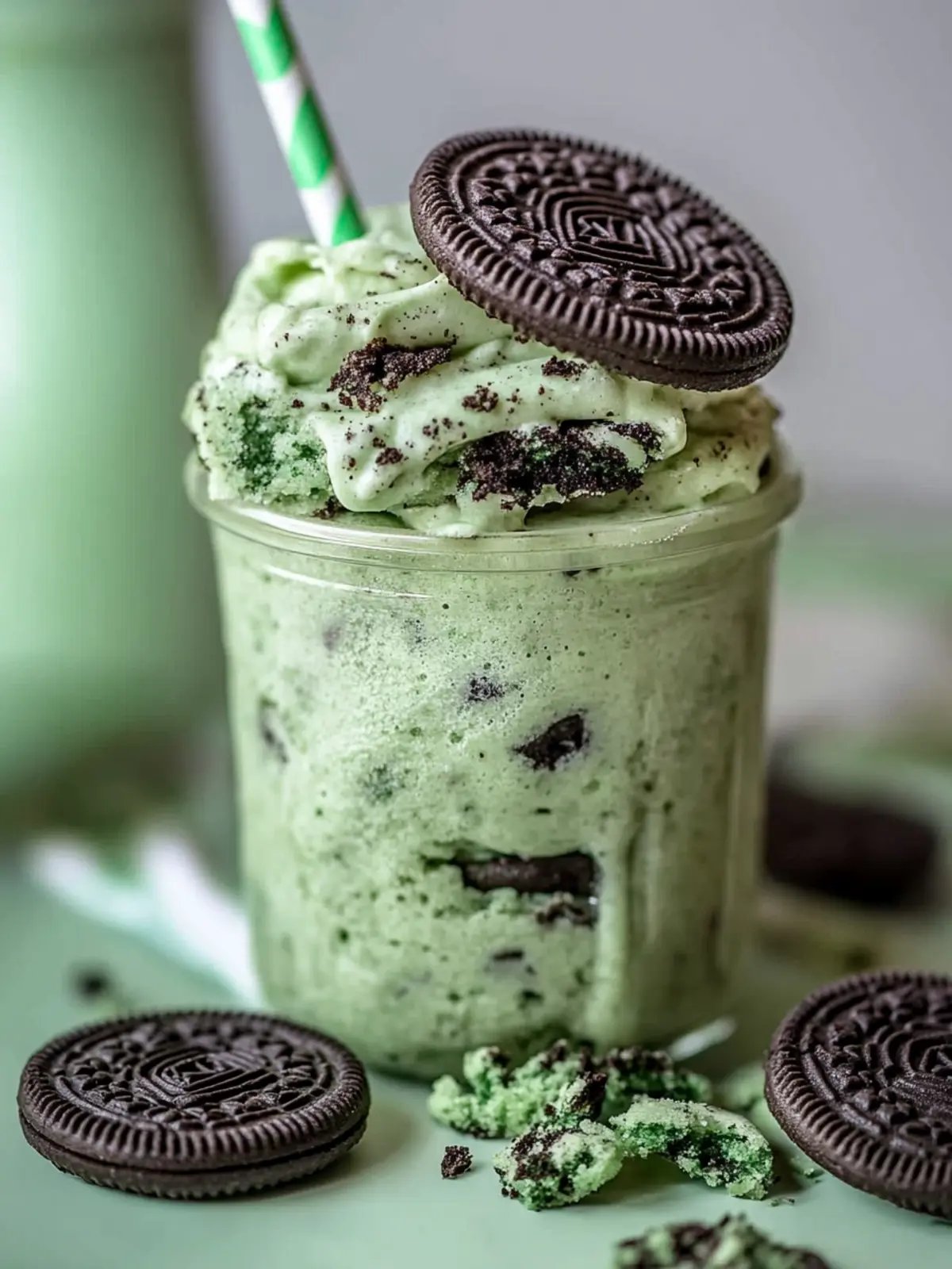Oreo Shamrock Shake Cookies for a Festive Minty Treat 3 Oreo Shamrock Shake Cookies