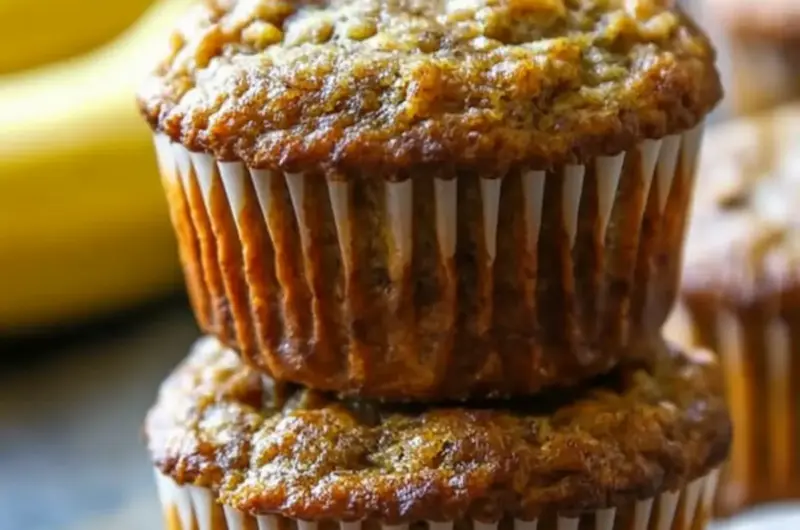 Coconut Flour Banana Muffins