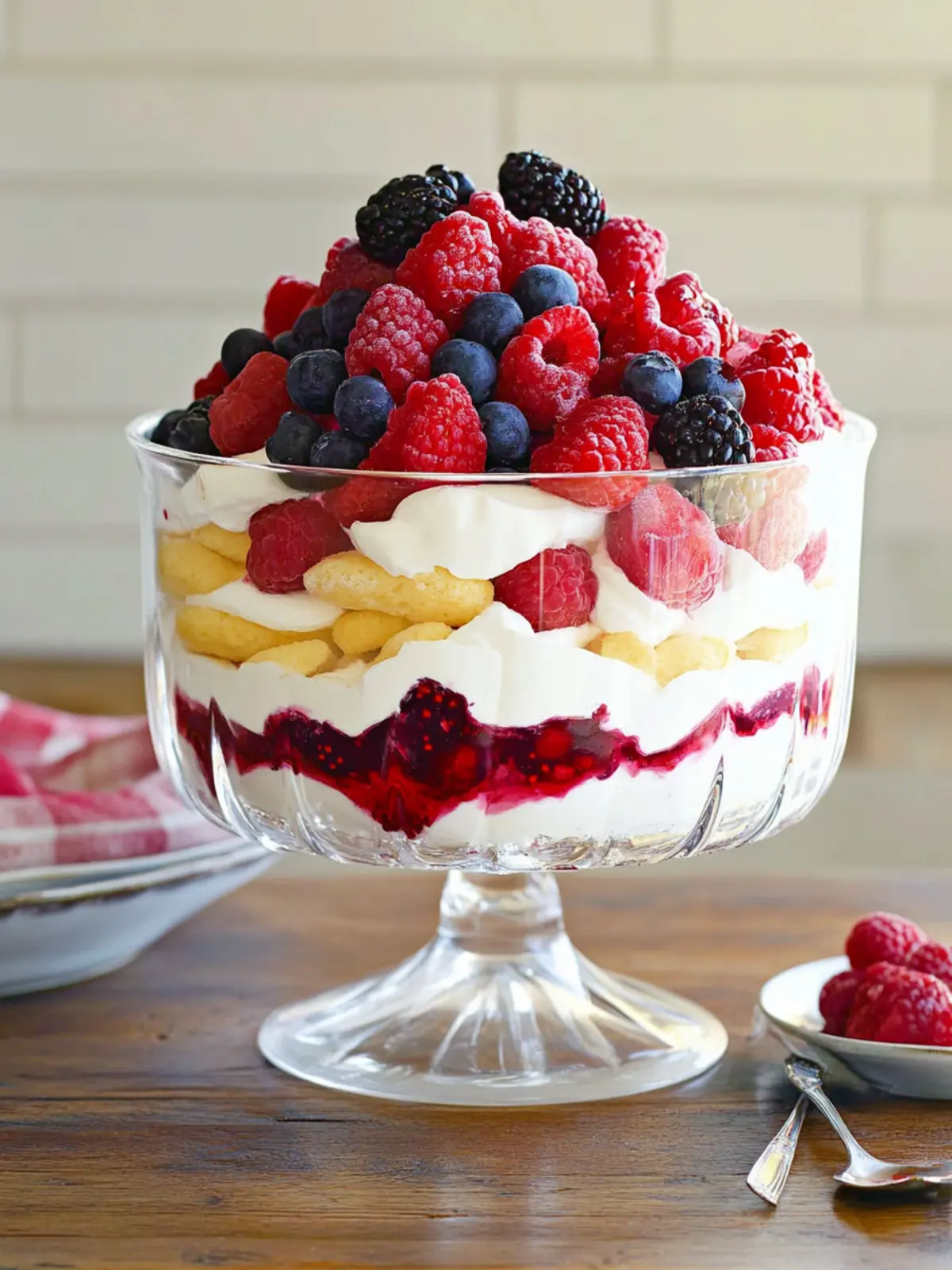 Delicious Vanilla Yogurt and Berry Trifle for Guilt-Free Indulgence 4 Vanilla Yogurt and Berry Trifle