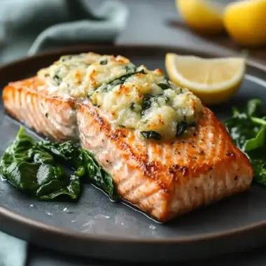 Stuffed Salmon with Spinach: A Simple Family Favorite Recipe 10 Stuffed Salmon with Spinach