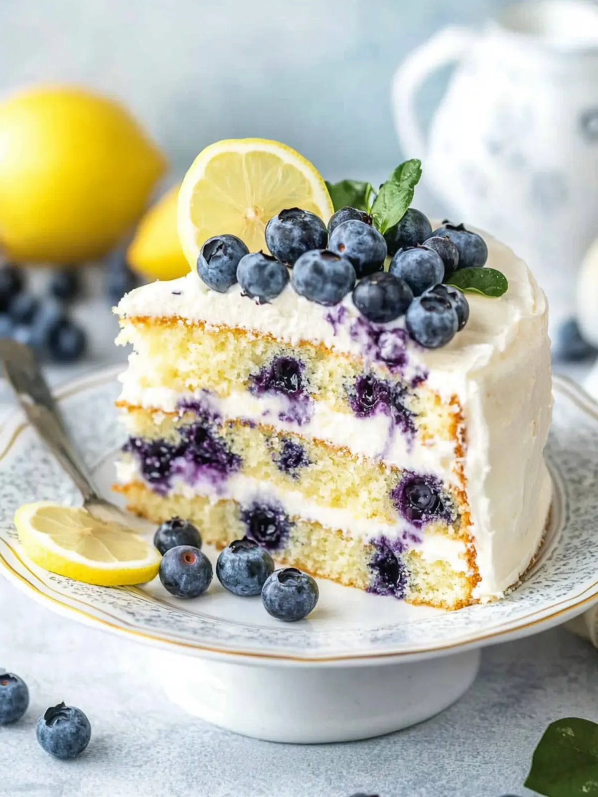 Lemon Blueberry Cake That's Perfect for Every Celebration 4 Lemon Blueberry Cake
