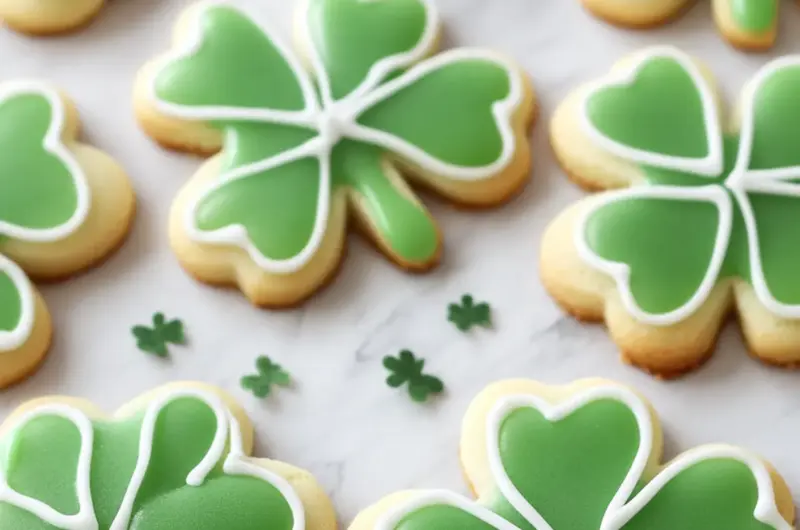 Shamrock Sugar Cookies