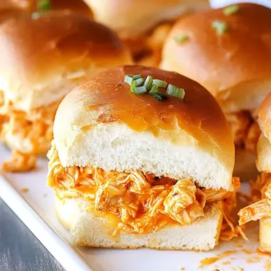 Savory Buffalo Chicken Sliders You Can’t Resist 9 Buffalo Chicken Sliders