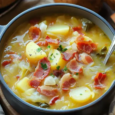 Warm Up with Cozy Irish Bacon, Cabbage, and Potato Soup 10 Irish Bacon, Cabbage, and Potato Soup