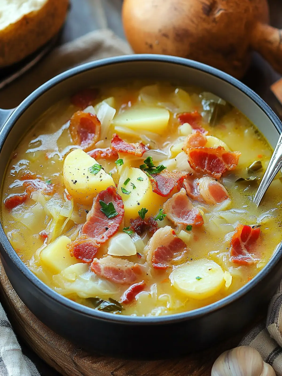 Warm Up with Cozy Irish Bacon, Cabbage, and Potato Soup 5 Irish Bacon, Cabbage, and Potato Soup