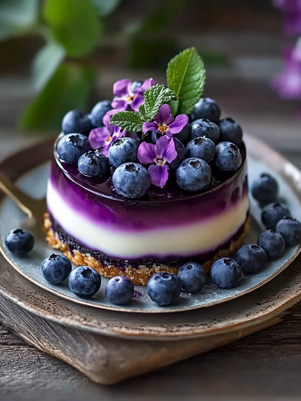 Irresistible Blueberry Mirror Glaze Cheesecake You’ll Love 3 Blueberry Mirror Glaze Cheesecake