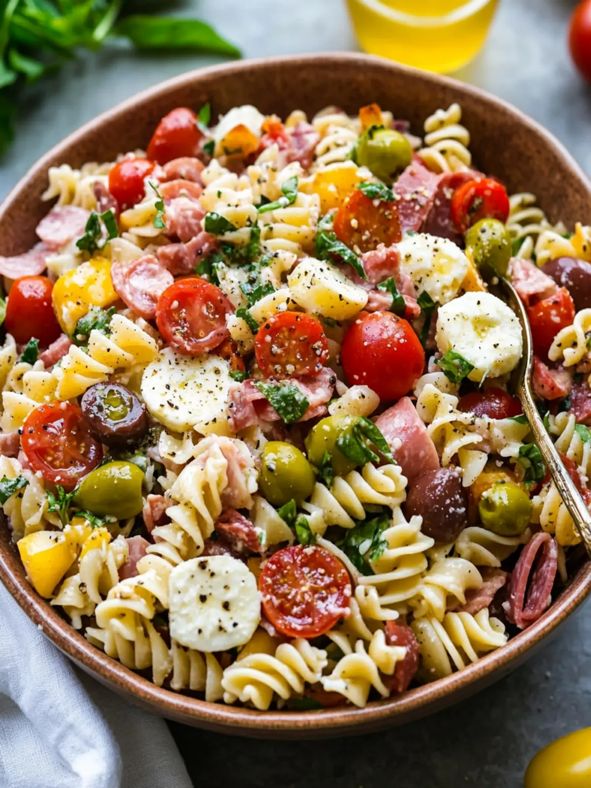 Zesty Italian Antipasto Pasta Salad for Perfect Potlucks 3 Italian Antipasto Pasta Salad