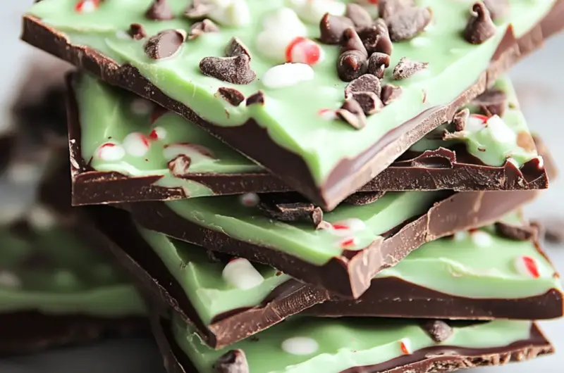 St. Patrick’s Day Mint Chocolate Bark