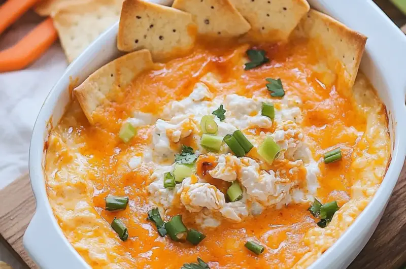 Cottage Cheese Buffalo Chicken Dip