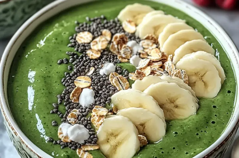 St. Patrick’s Day Green Smoothie Bowl