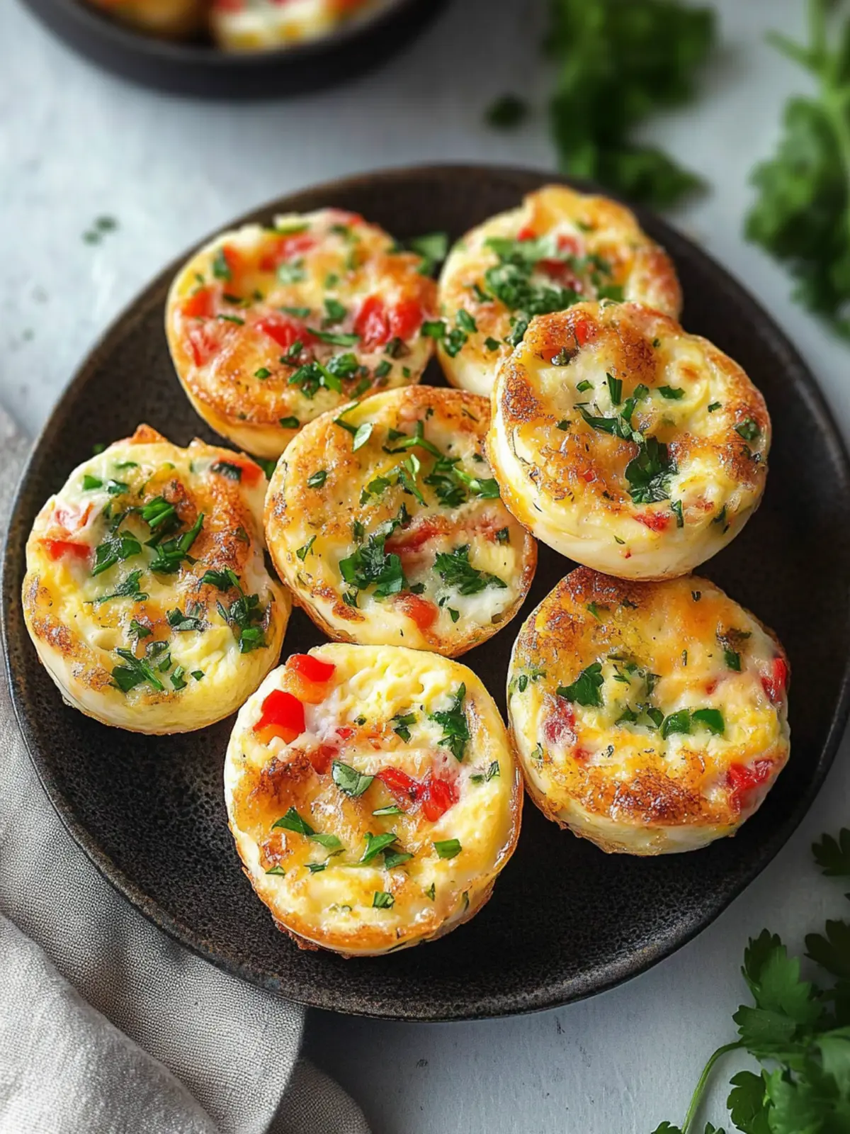 Delicious Egg White Bites with Red Pepper for a Healthy Start 3 Egg White Bites with Red Pepper