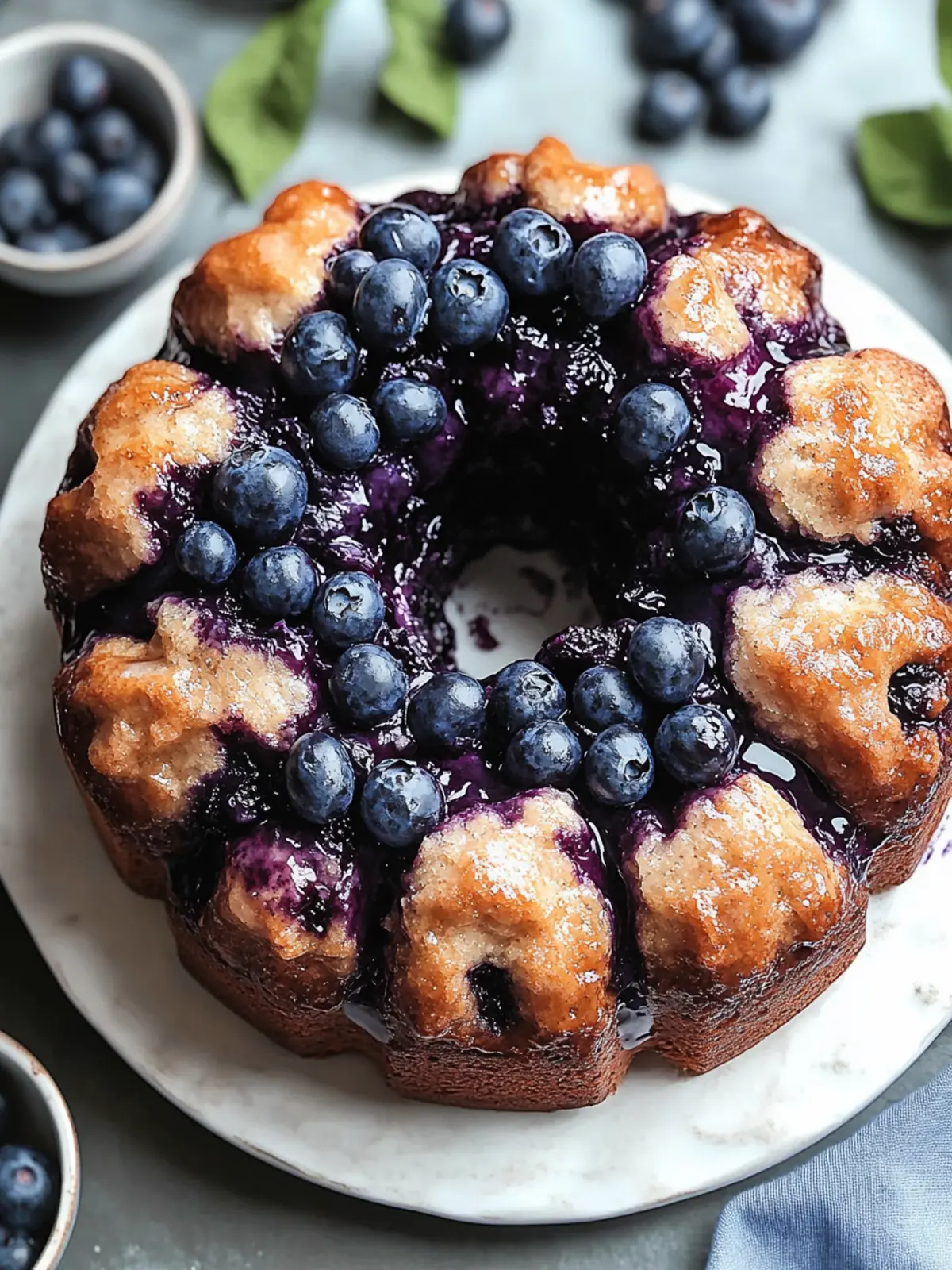 Blueberry Monkey Bread: Comforting Bliss for Cozy Mornings 4 Blueberry Monkey Bread