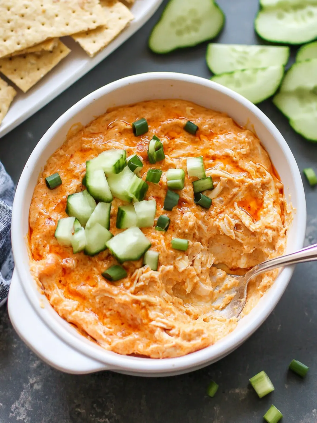 Dairy-Free Healthy Buffalo Chicken Dip That Will Wow You 4 Dairy-Free Healthy Buffalo Chicken Dip