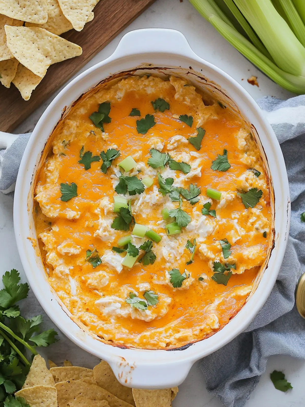Cottage Cheese Buffalo Chicken Dip for Ultimate Game Day Fun 4 Cottage Cheese Buffalo Chicken Dip