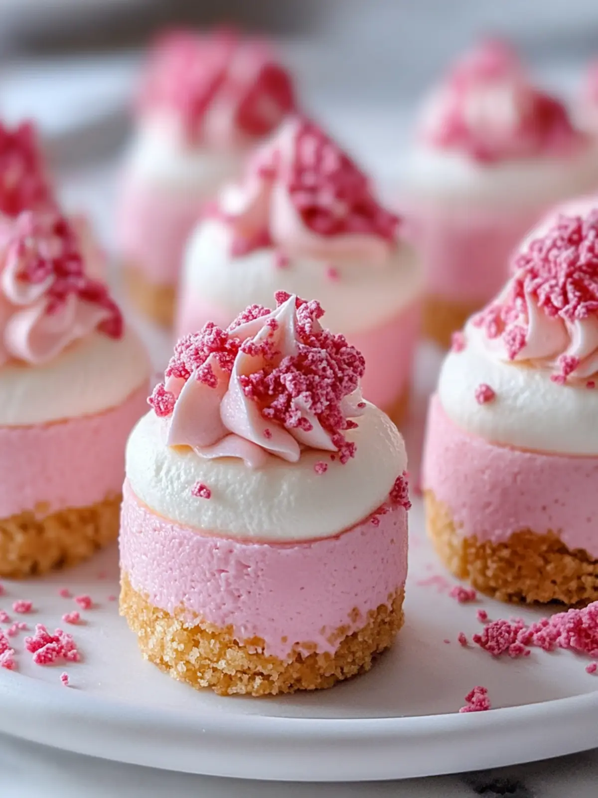 Pink Velvet Cheesecake Bites That Will Brighten Your Day 4 Pink Velvet Cheesecake Bites