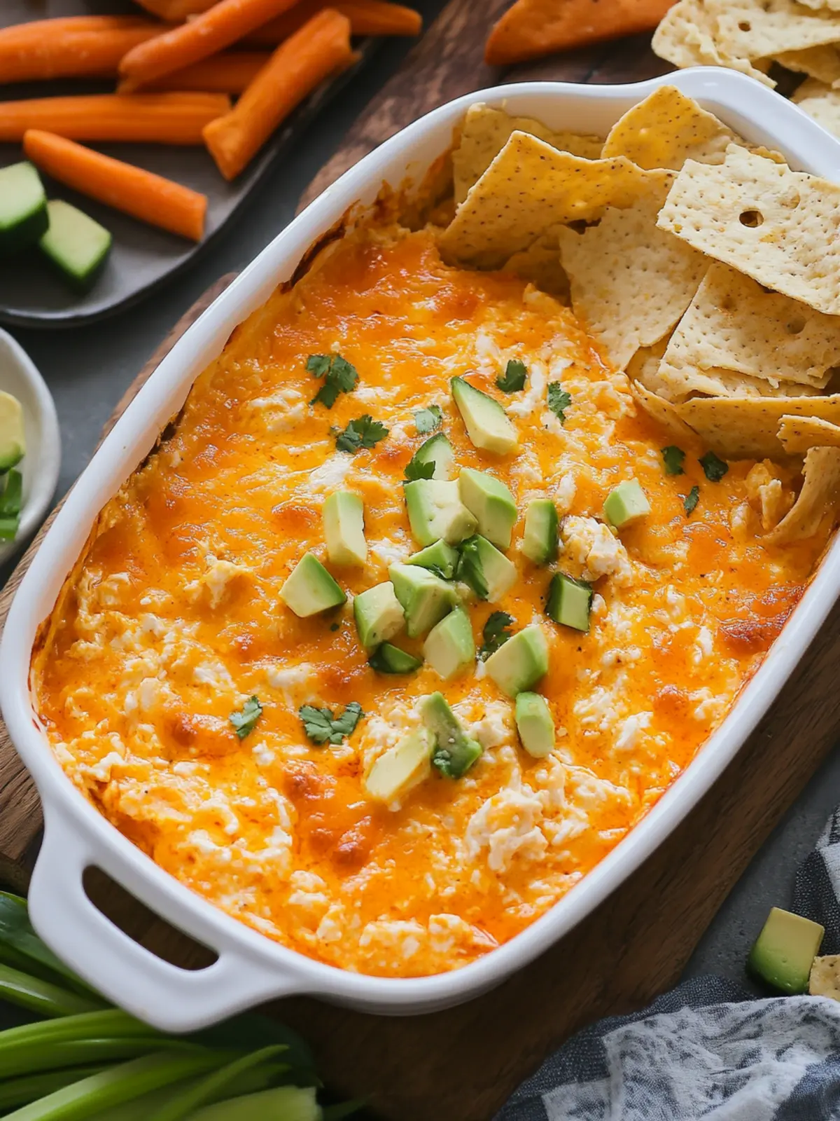 Cottage Cheese Buffalo Chicken Dip for Ultimate Game Day Fun 2 Cottage Cheese Buffalo Chicken Dip
