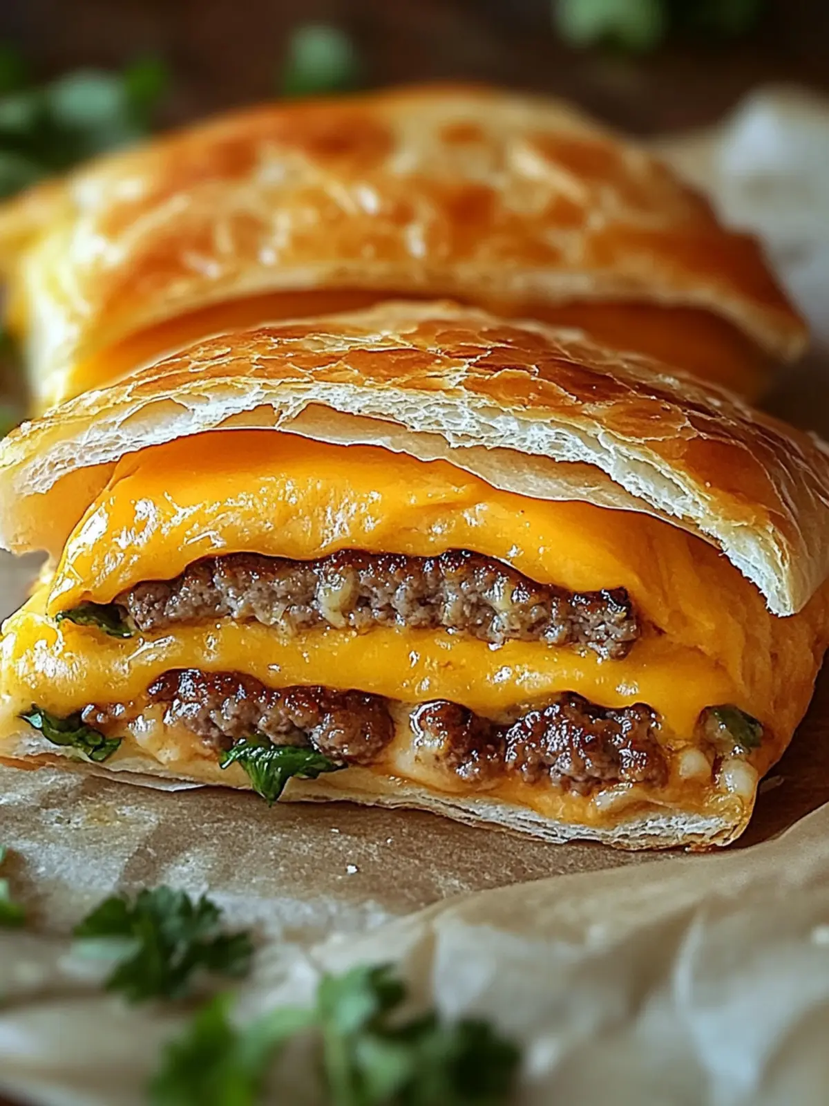Melt-in-Your-Mouth Cheeseburger Pockets for Quick Dinners 3 Cheeseburger Pockets
