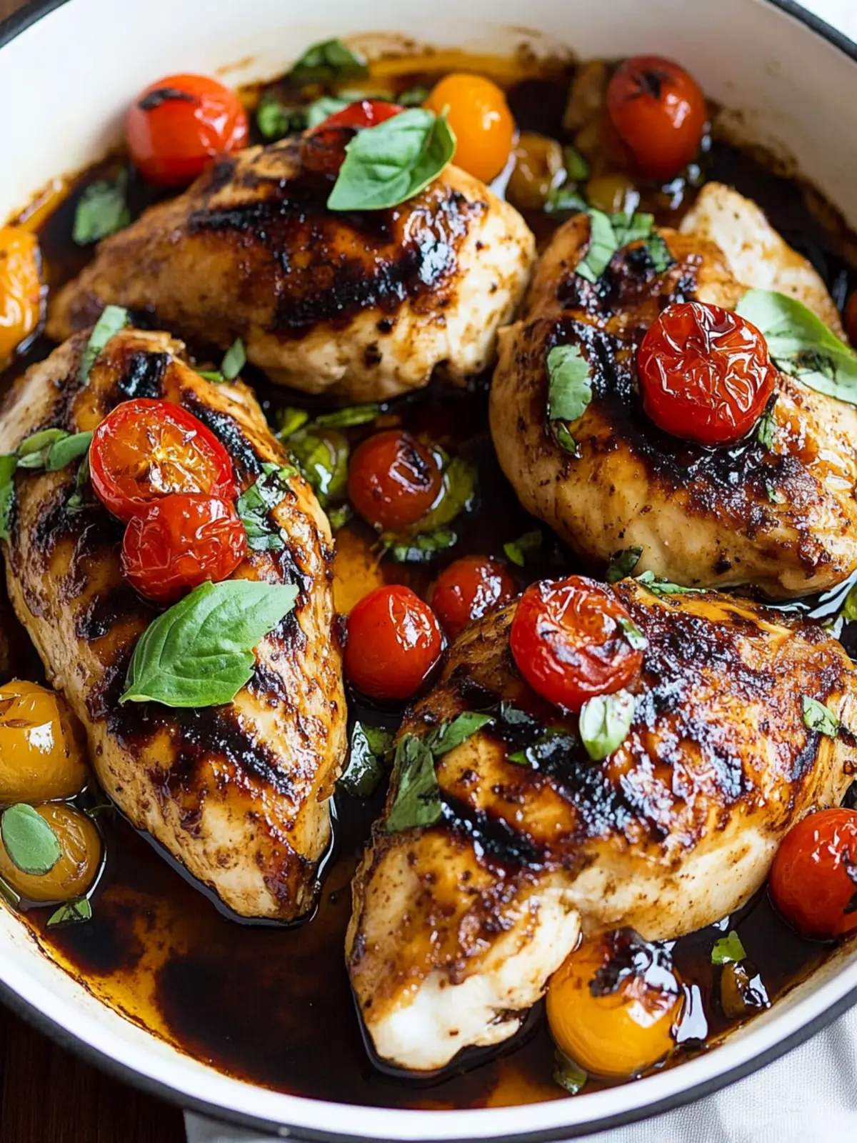 Baked Balsamic Chicken: Simple One-Pan Delight for Dinner 2 Baked Balsamic Chicken