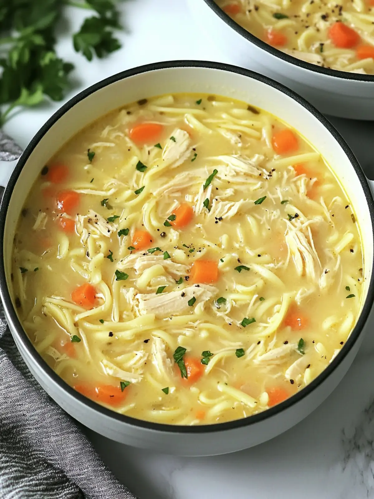 Creamy Crack Chicken Noodle Soup That Boosts Your Comfort Game 5 Crack Chicken Noodle Soup