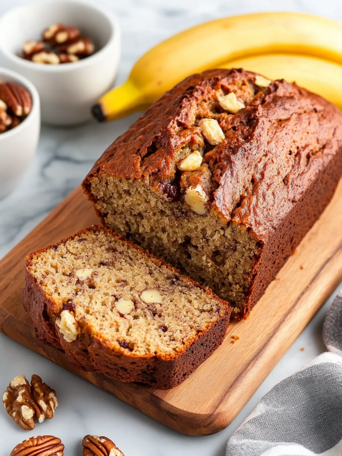 Deliciously Moist Banana Nut Bread You’ll Crave Every Morning 3 Banana Nut Bread