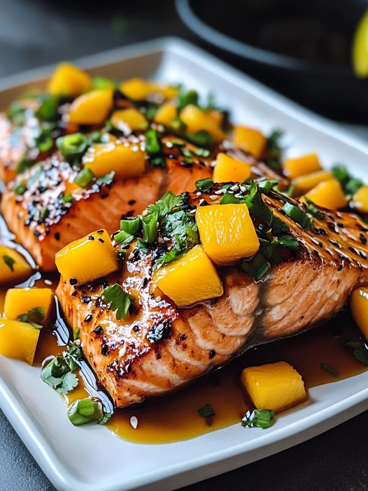 Mango Teriyaki Salmon: Tropical Flavor in Every Bite 2 Mango Teriyaki Salmon