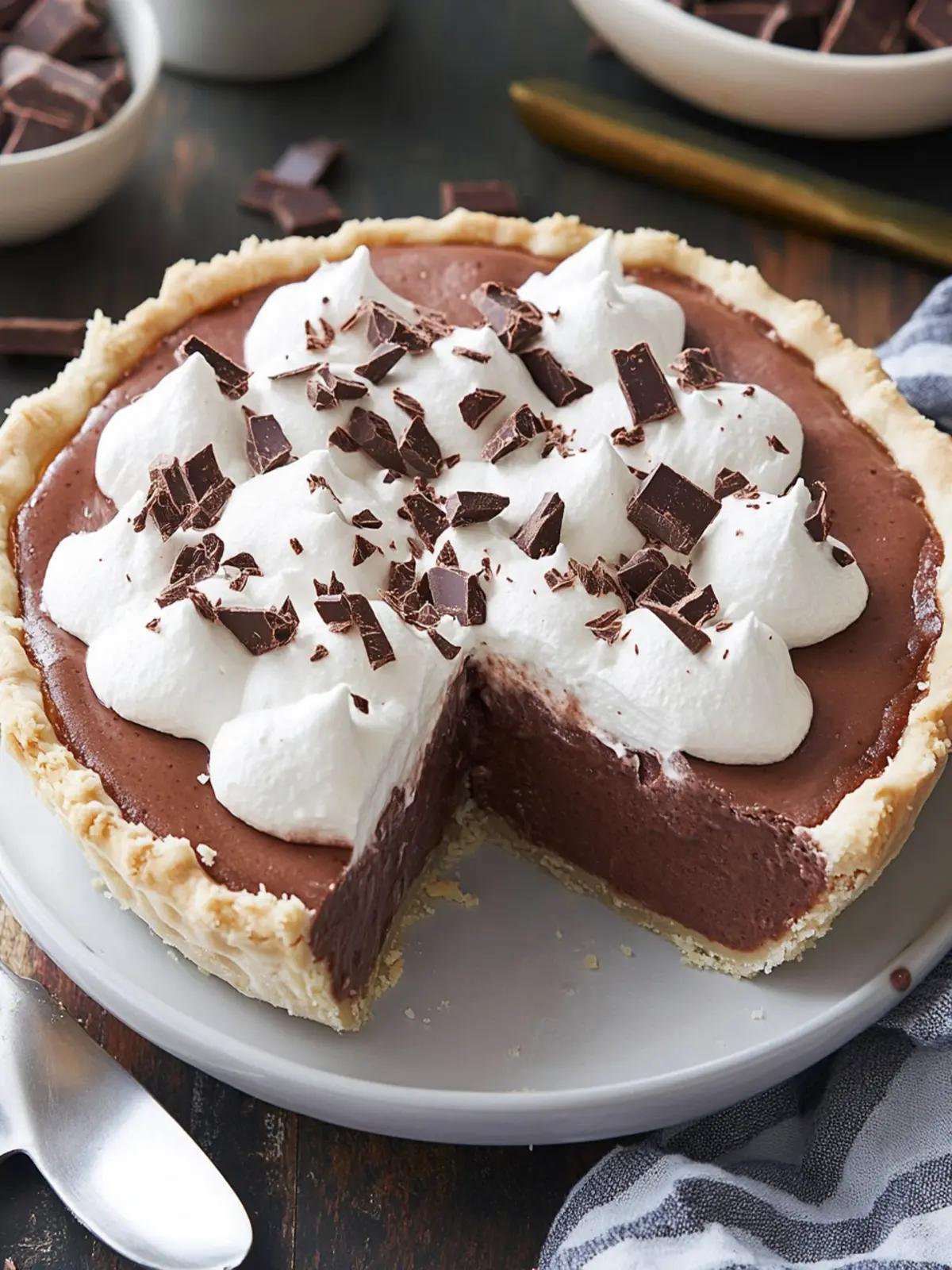 Decadent Hot Chocolate Ice Box Pie: A Cozy Indulgence 4 Hot Chocolate Ice Box Pie