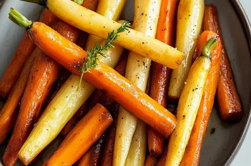 Honey-Glazed Carrots and Parsnips