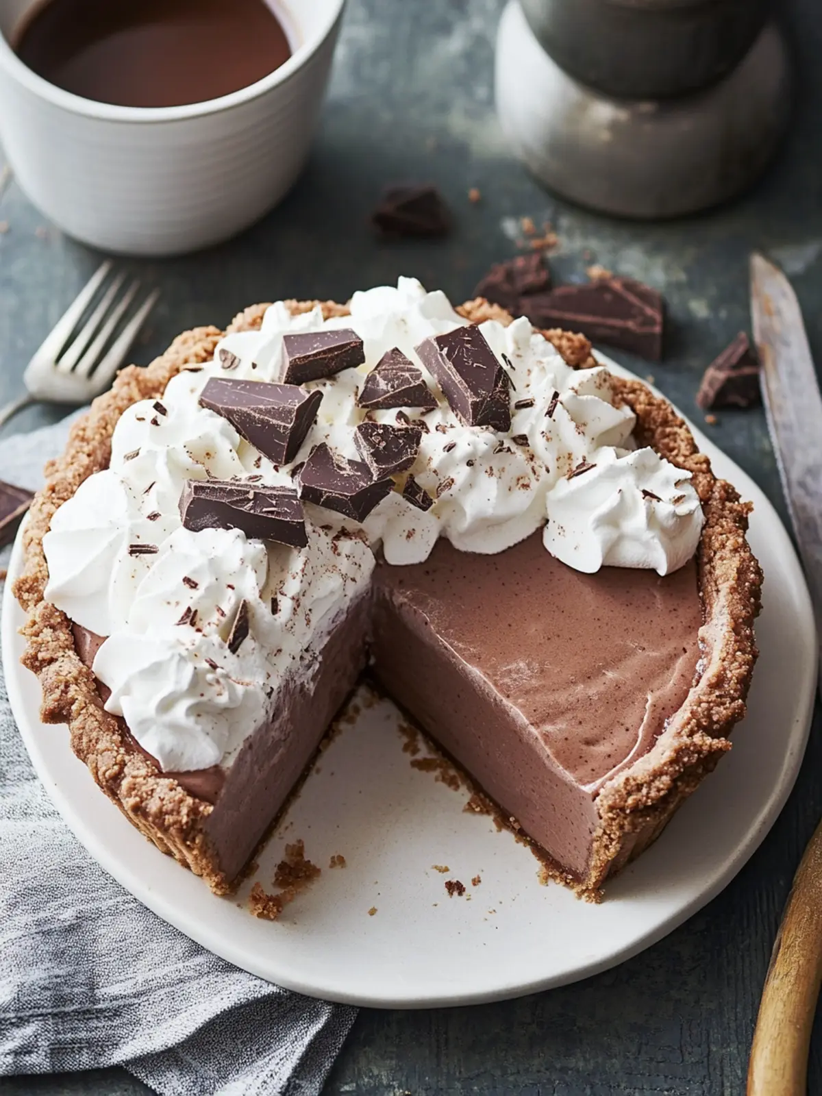 Decadent Hot Chocolate Ice Box Pie: A Cozy Indulgence 5 Hot Chocolate Ice Box Pie