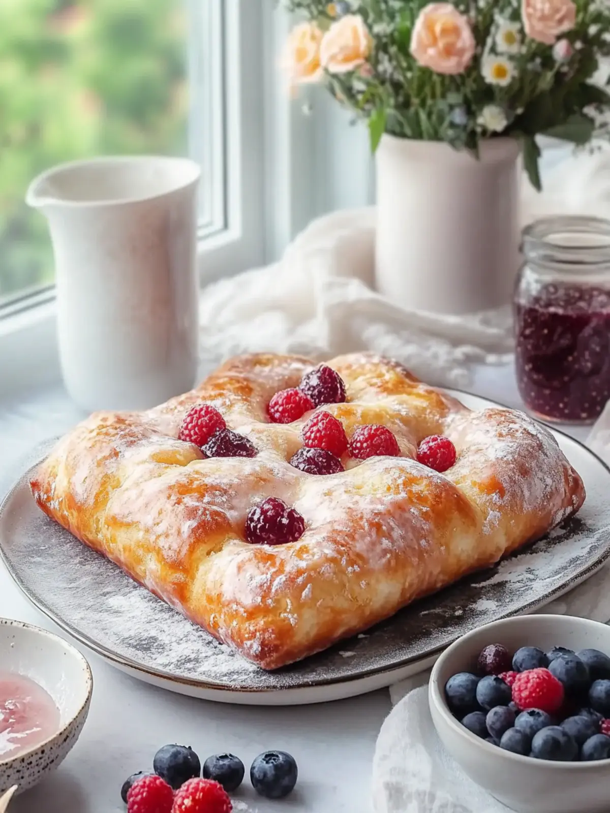Jam Donut Focaccia: The Sweetest Weekend Treat You’ll Love 3 Jam Donut Focaccia