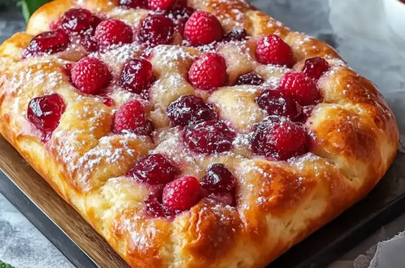 Jam Donut Focaccia