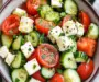 Refresh Your Day with Greek Cucumber Tomato Feta Salad