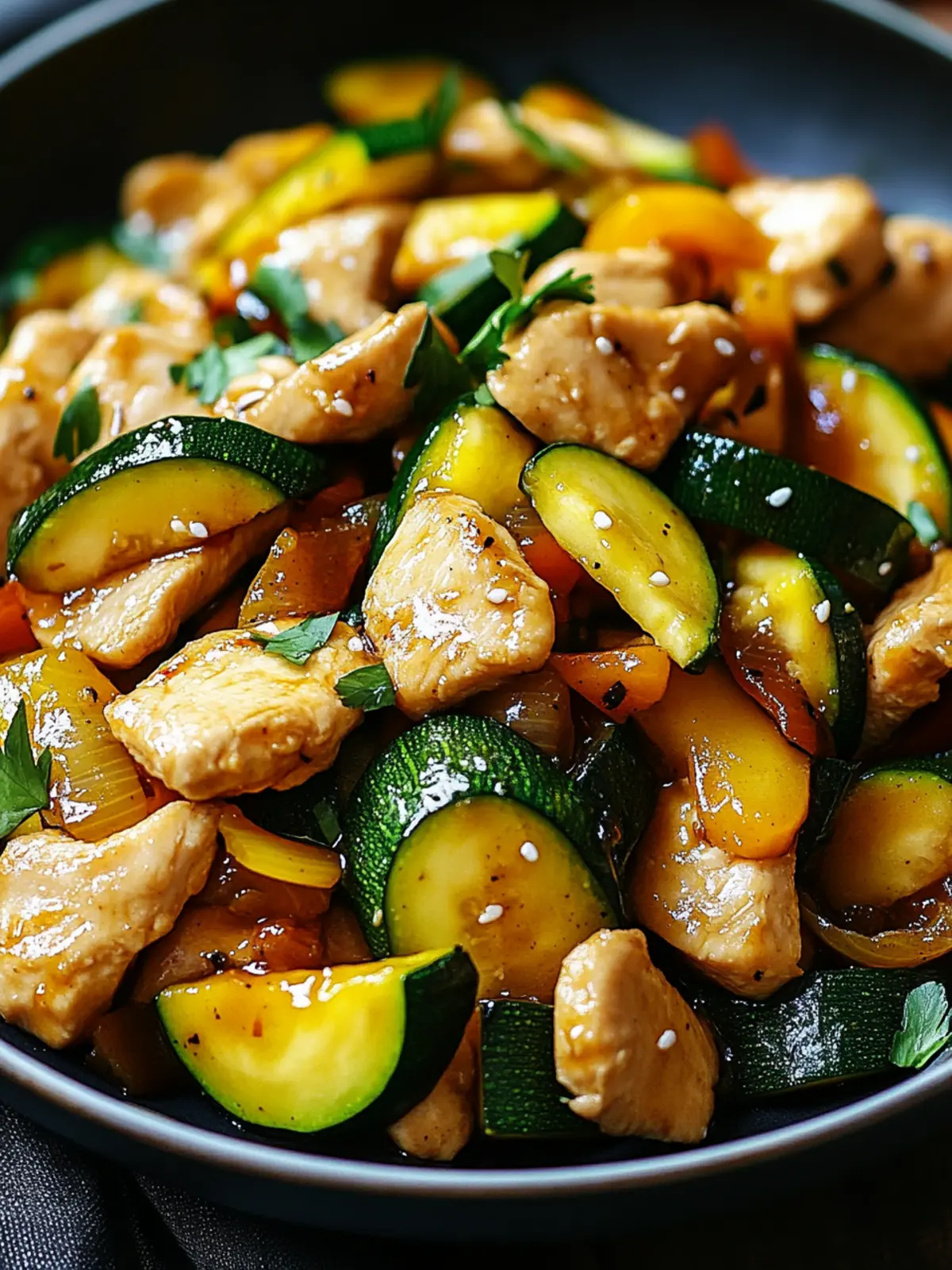 Quick & Easy Chicken Zucchini Stir Fry for Busy Nights 4 Chicken Zucchini Stir Fry