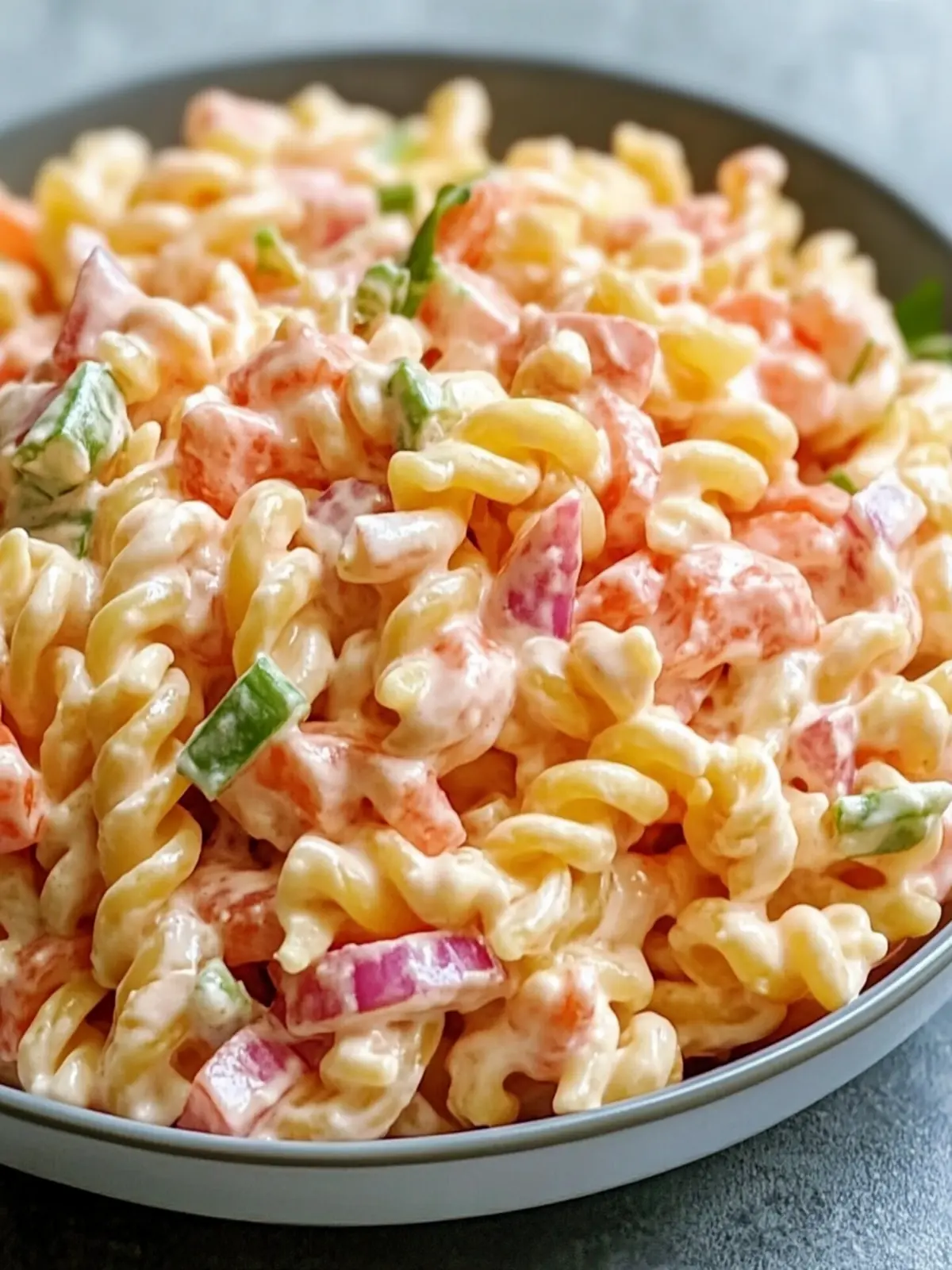 Delicious Pink Cadillac Pasta Salad Perfect for Summer Picnics 3 Pink Cadillac Pasta Salad