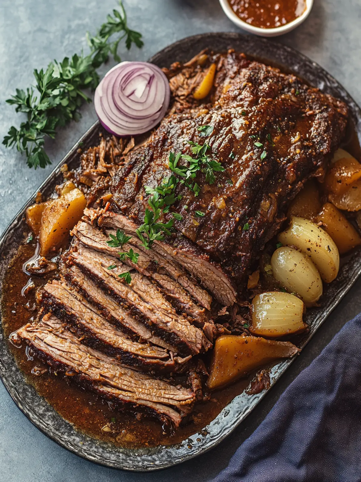 Jewish Brisket with Puerto Rican Twist: A Flavor Explosion 3 Jewish Brisket