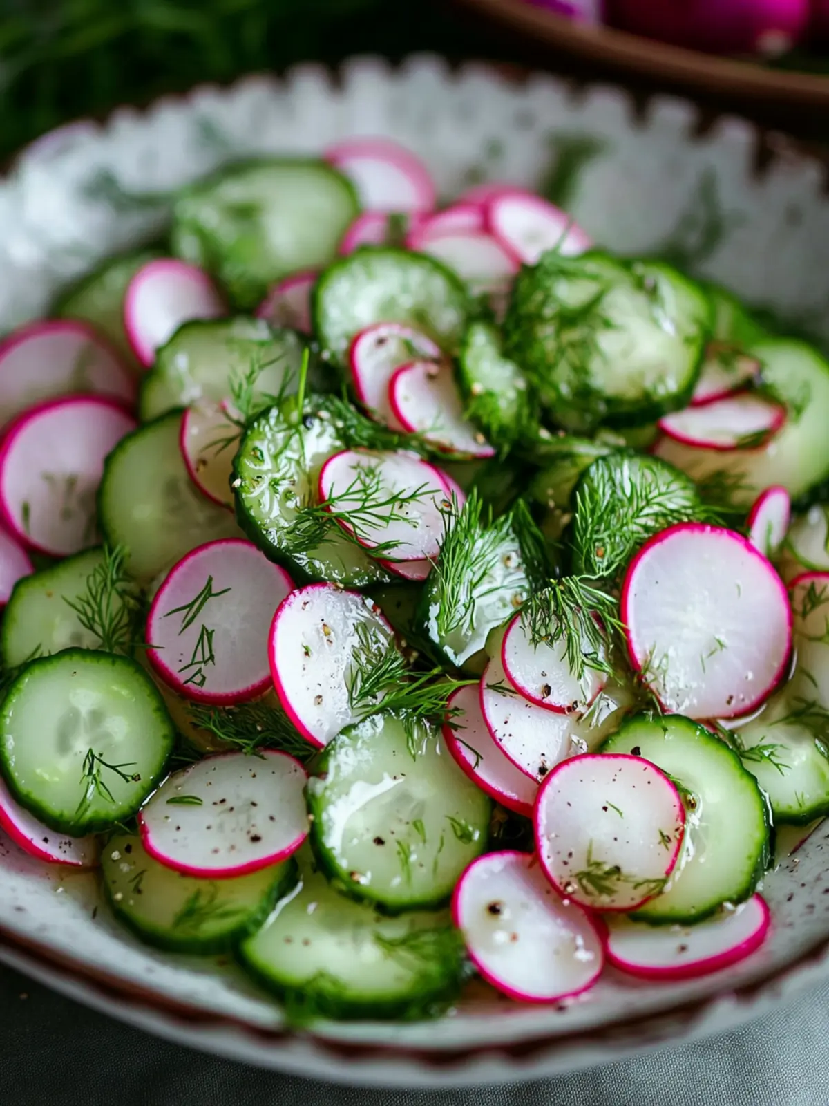 Dill Delight Radish and Cucumber Salad for a Fresh Twist 4 Dill Delight Radish and Cucumber Salad