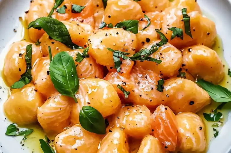 Juicy Smoked Salmon Gnocchi