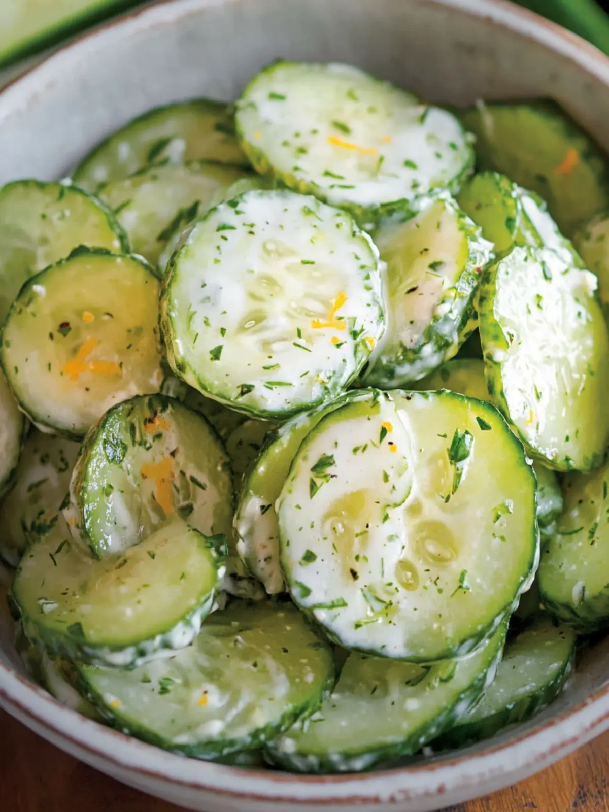 Zesty Pickle Juice Ranch Cucumber Salad for Hot Summer Days 4 Pickle Juice Ranch Cucumber Salad