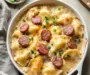 Comforting Pierogi Casserole with Kielbasa for Easy Nights