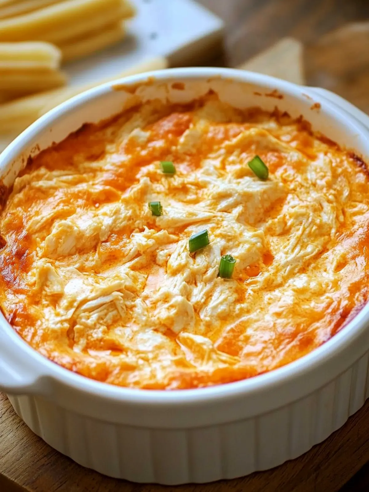 Cheesy Buffalo Chicken Dip That's Perfect for Game Day Fun 2 Cheesy Buffalo Chicken Dip