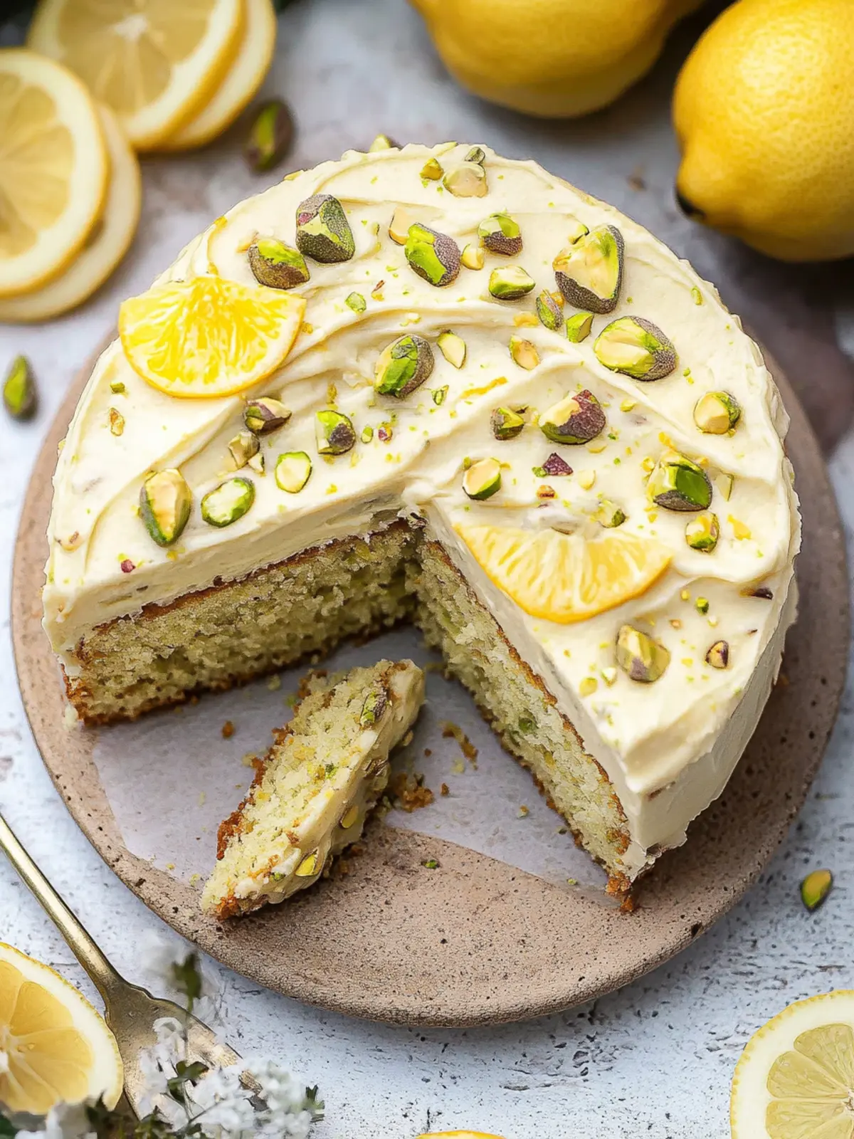 Lemon Pistachio Cake: Light, Zesty Delight You’ll Adore 5 Lemon Pistachio Cake