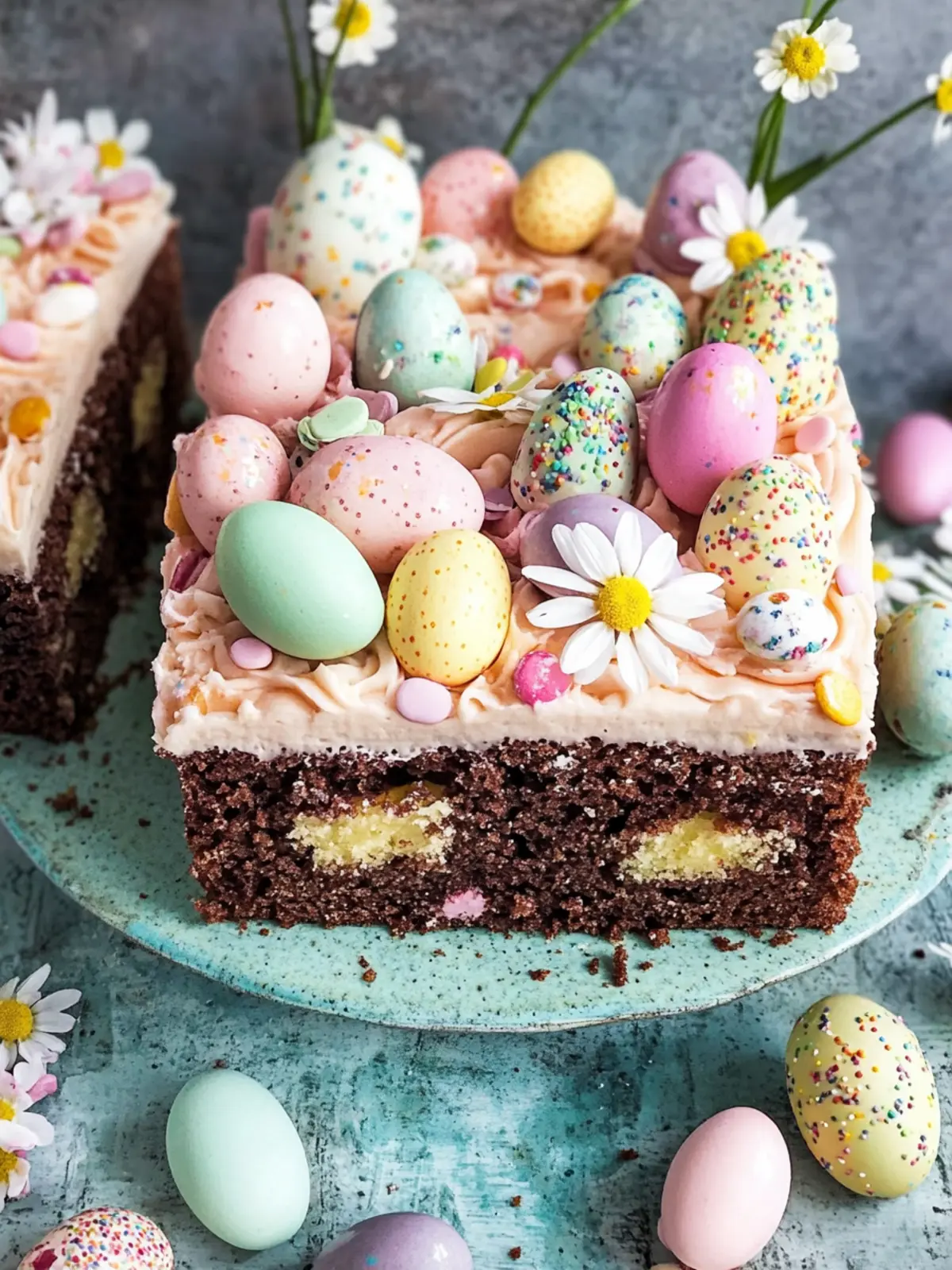 Delightful Easy Easter Cake with Creamy Chocolate Frosting 4 Easy Easter Cake