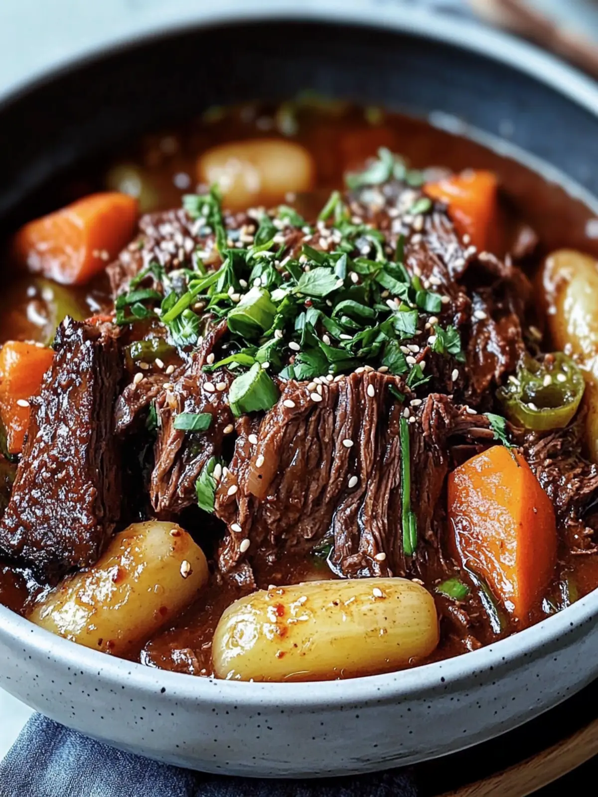 Korean Style Pot Roast: Comfort Food with a Spicy Twist 4 Korean Style Pot Roast