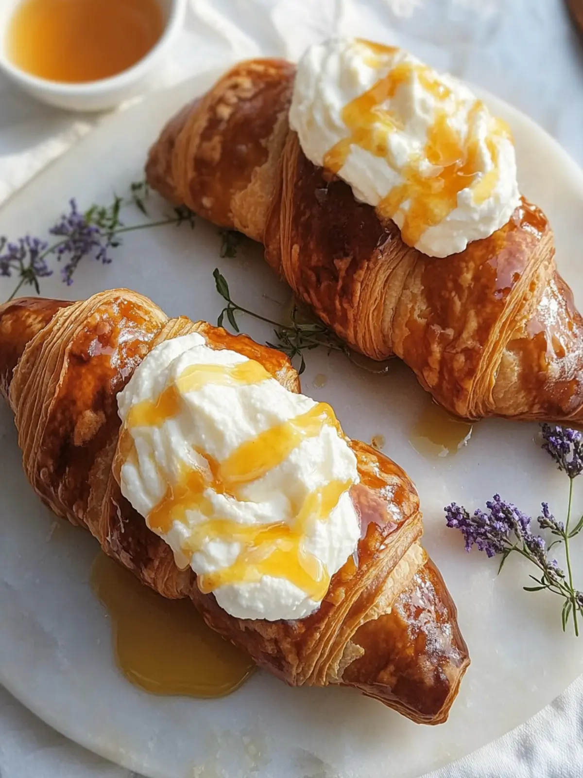 Whipped Ricotta with Honey Croissants: A Divine Brunch Treat 5 Whipped Ricotta with Honey Croissants