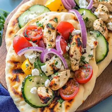 Greek Chicken Flatbreads: A Fresh Take on Family Dinners 9 Greek Chicken Flatbreads